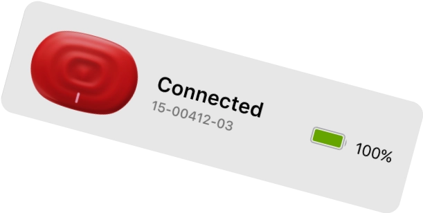 Connection status plate