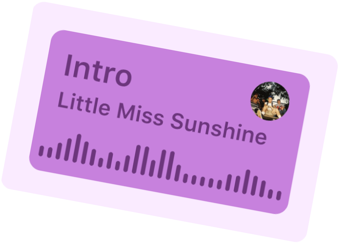 Little Miss Sunshine - Intro soundwave